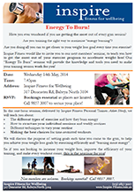 Energy To Burn: Inspire Fitness Seminar